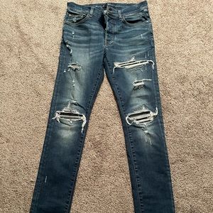 Amiri Distressed Skinny Jeans
